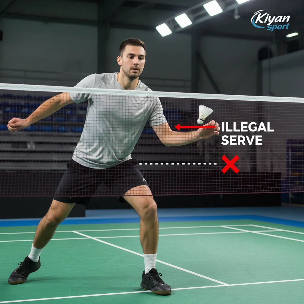 خطاهای رایج در ورزش بدمینتون