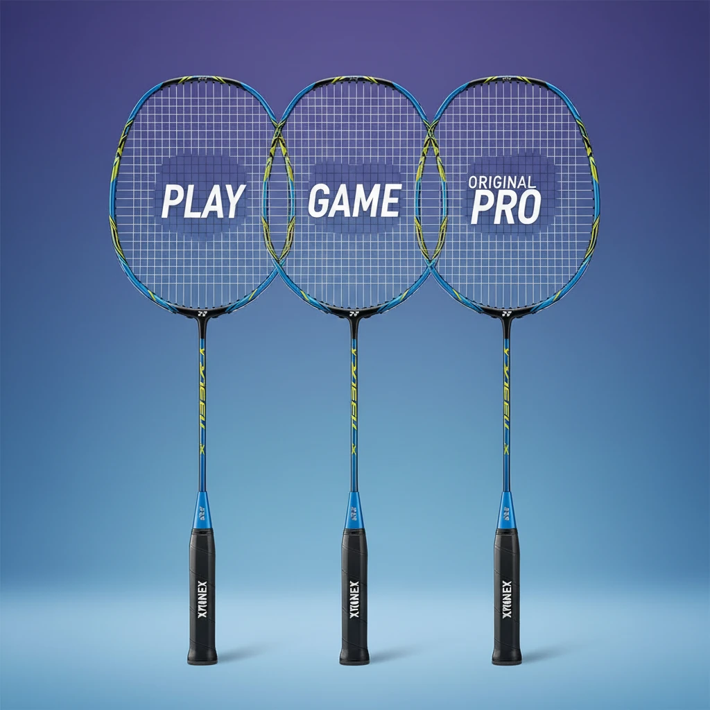 تفاوت راکت‌های YONEX نسخه PLAY / GAME / ORIGINAL (PRO)