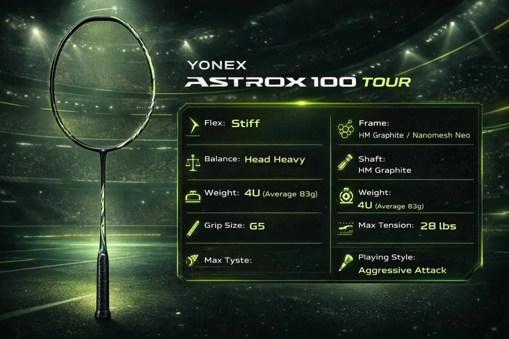 راکت YONEX ASTROX 100 TOUR